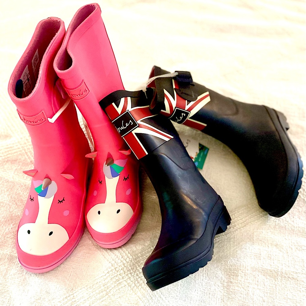 🇬🇧Joules Kids Welly Rain Boots - Only 1 Pair Left in Union Jack!🇬🇧